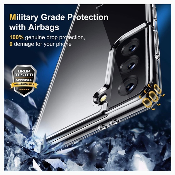 Samsung Galaxy S21+ Plus Case Clear Shockproof Protective Hard PC, Slim 5G 6.7" - Picture 4 of 16